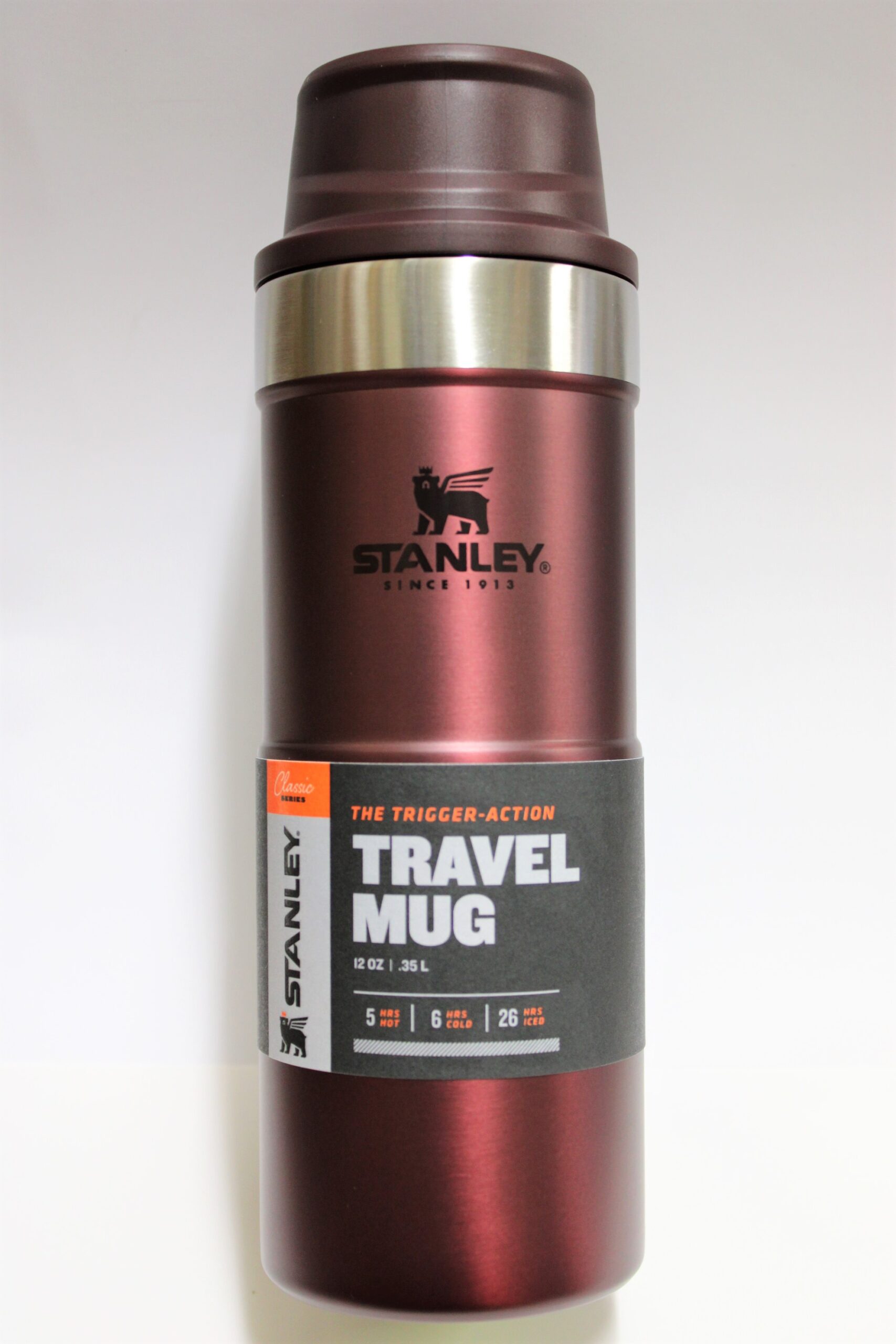 brown travel mug